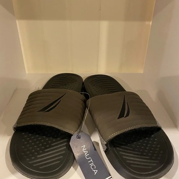 Nautica Justo Green Slides Men's Shoes Size 10 - Picture 2 of 5